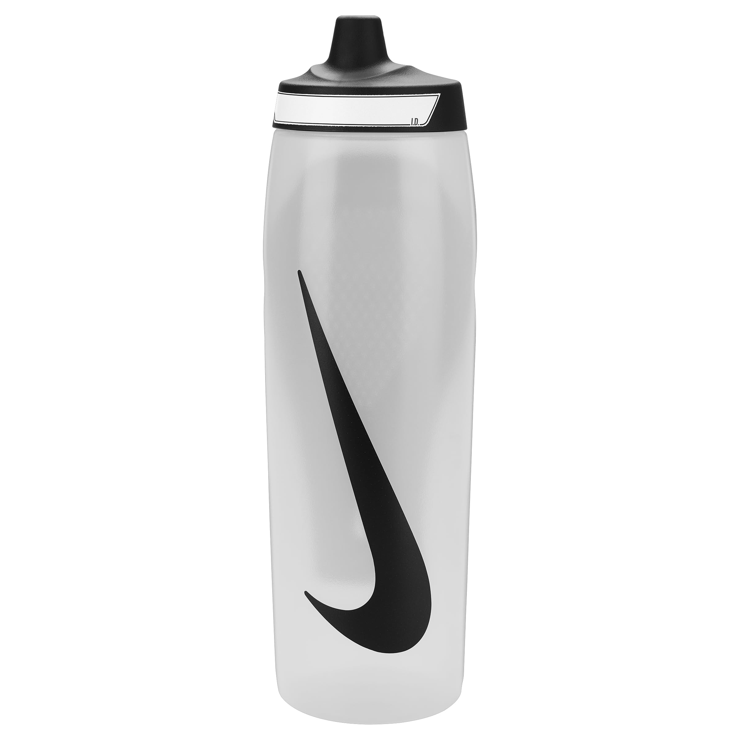 Nike Refuel Bottle Grip 32oz 946 ml Water Bottle Sports Bottle Training Fitness Non-slip Grip, Natural/Black/Black