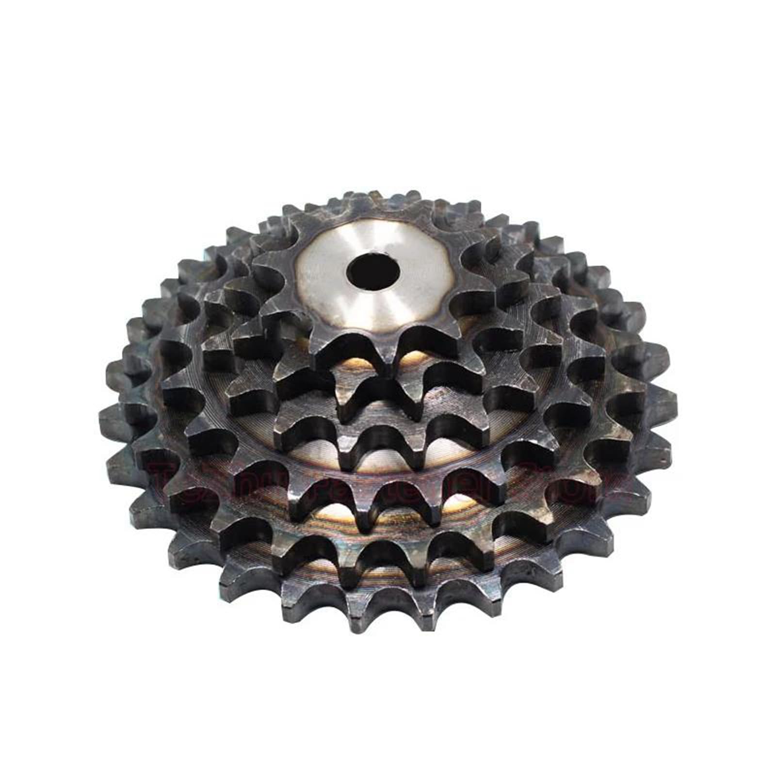 1 pezzo 08B standard 10-50 denti in acciaio al carbonio, ingranaggio di trasmissione a catena piatta con passo 12,7 mm per catena a rulli industriale