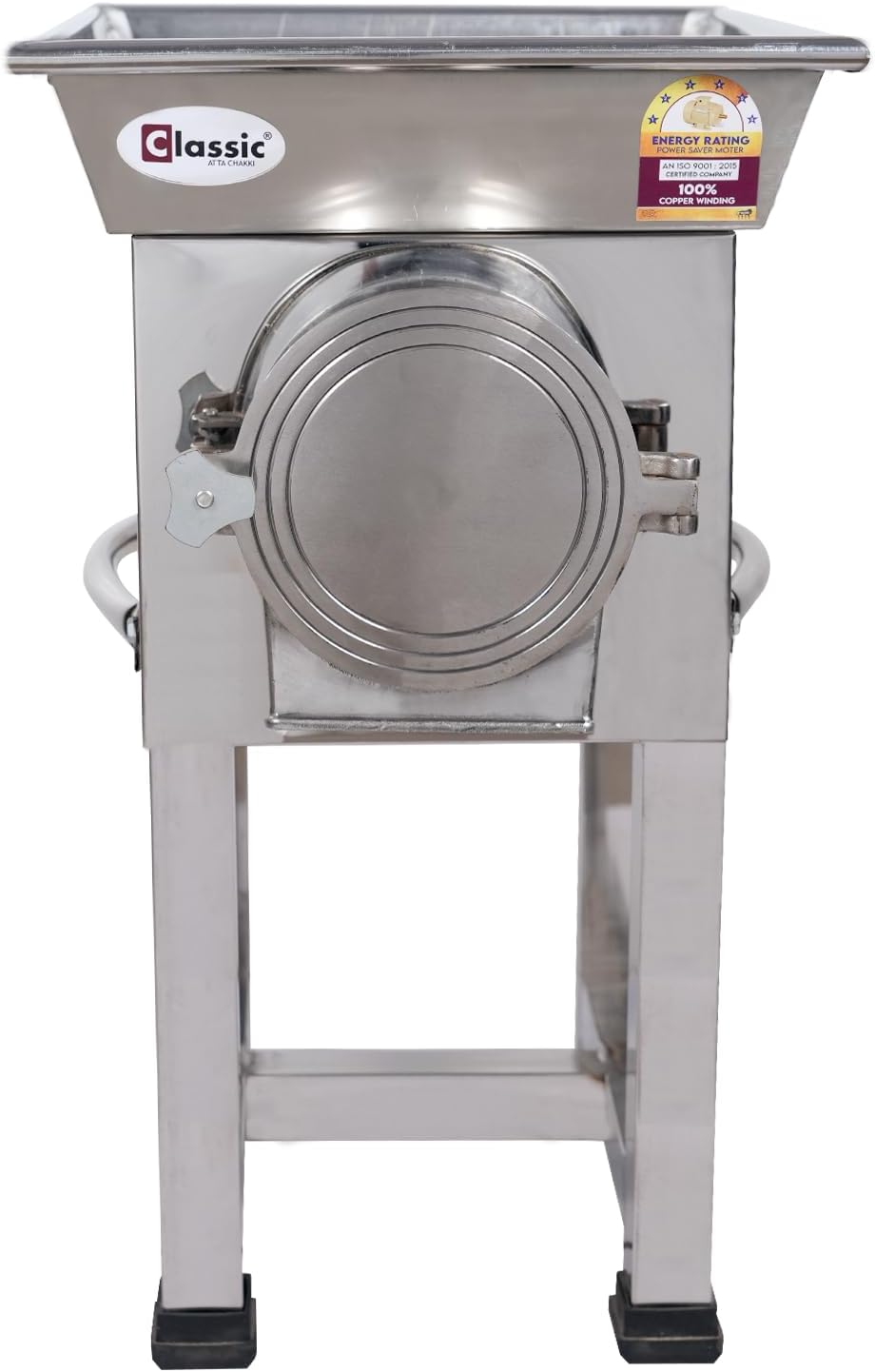 CLASSIC ATTA CHAKKI Powerful Wet Grinding Machine - 3HP Gravy Machine Dal Grinder and Ginger Garlic Paste Maker, Ideal for Catering and Hotel Industry