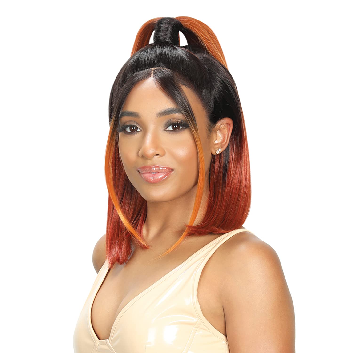 Amazon.com : Zury Sis HD Lace Front Wig Half UpDown N SB