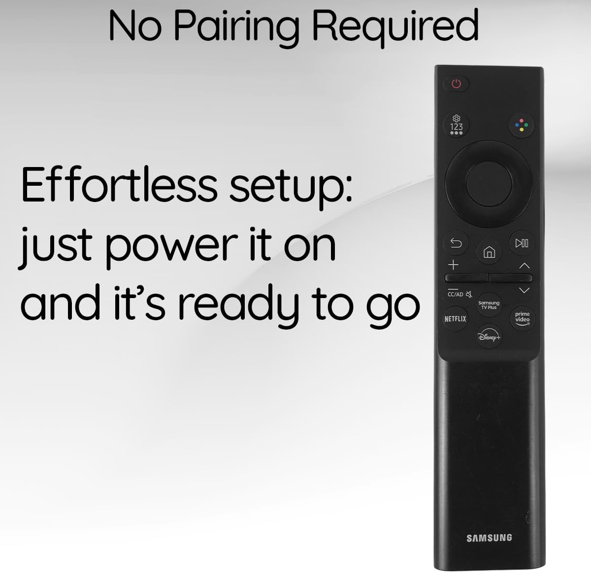 Original BN59-01457A Remote Control fit for Samsung Smart Monitor M5 and Crystal UHD Smart TV Includes Netflix, Samsung TV, Prime Video, and Disney+ Shortcuts image 4