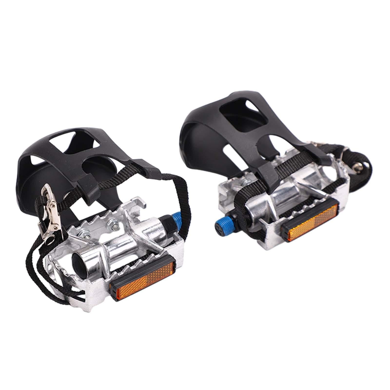 kowaku Ersatzteile für Heimtrainer-Pedale, 2 Stück, rutschfest, Schwarz, praktisches 9/16-Zoll-Gewinde, Indoor-Cycling-Pedal für Heim-Fitness-Training Sport & Freizeit
