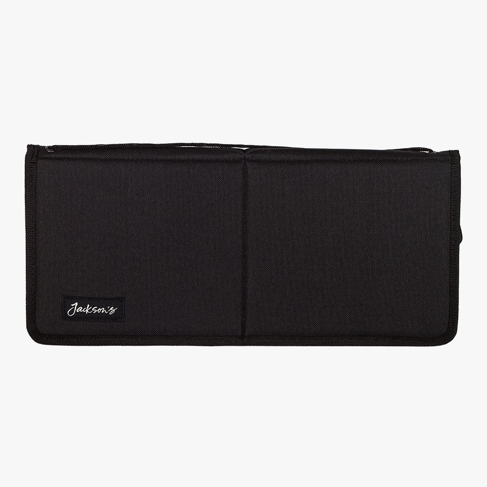 Jackson's Black Large Brush Easel Case Nylon 39Cm Zip For Brush Storage Transport