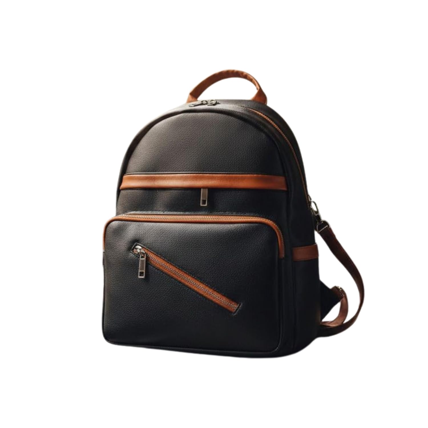 jaisom Stylish Women's Fashion Backpack Purses Multipurpose Design Handbags and Shoulder Bag (Cut Chain - Black._BZ)-picture-44