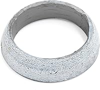 Vista 5 de uxcell Anillo de sello del silenciador del silenciador de la junta del tubo de escape del grafito del diámetro interior del coche 2.362 in