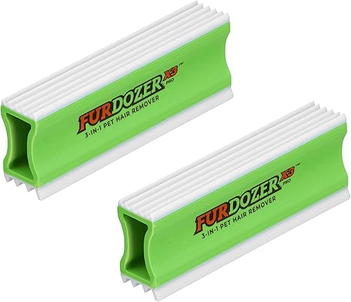 FurDozer X3 PRO - Removedor de pelo de mascotas y herramienta de detallado automático, removedor de pelo de gatos y perros para alfombras,