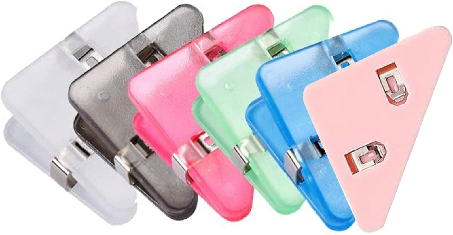 Triangle Paper Clips | Portable Triangle Clips - Book Clips Triangle Book Page Corner Clips Bookmark Binder Document folder Study Tools for Students