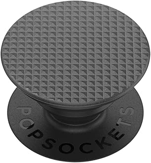 PopSockets PopGrip Knurled Texture Black