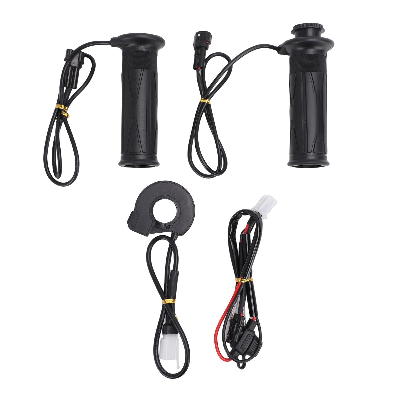 Fabater Manopole Riscaldate per Moto Scaldamanubri Elettrici Durevoli per la Guida in Climi Freddi Impermeabilizzazione Antiscivolo per Manubri Universali da 7/8 Pollici