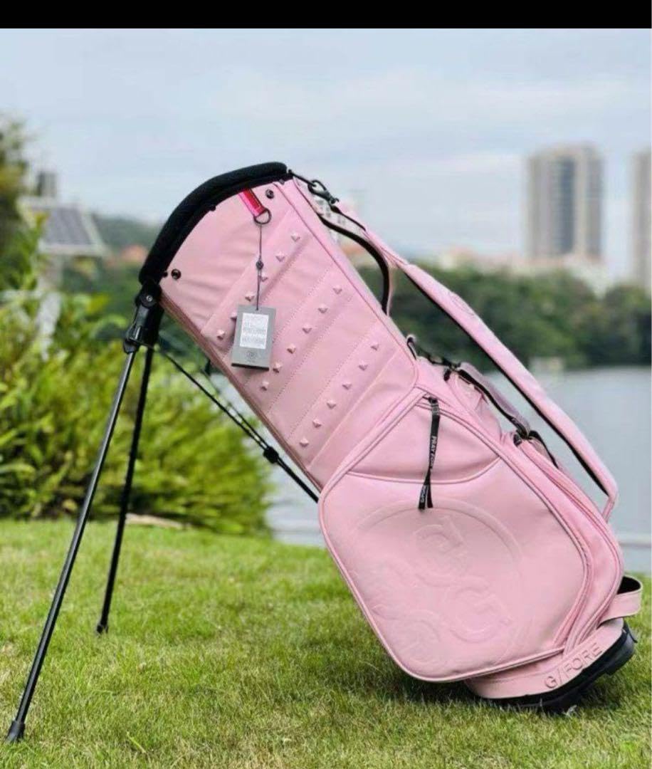 【即発送】 G/FORE ジーフォア ゴルフ キャディバッグ スタンド型 ピンク Amazon | ジーフォア レディース キャディバッグ ピンク GFORE | ノー