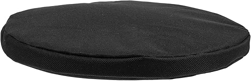 Miniatura 8 de HOMSFOU Cojín de asiento para silla al aire libre, taburete plegable portátil, cojines de silla redondos, taburete retráctil, taburete plegable