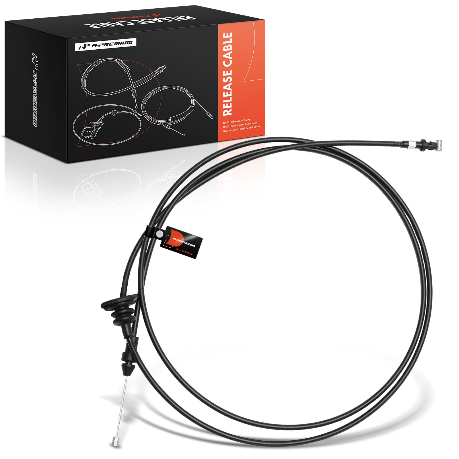 Amazon.com: A-Premium 85.31 inch Front Hood Latch Release Cable