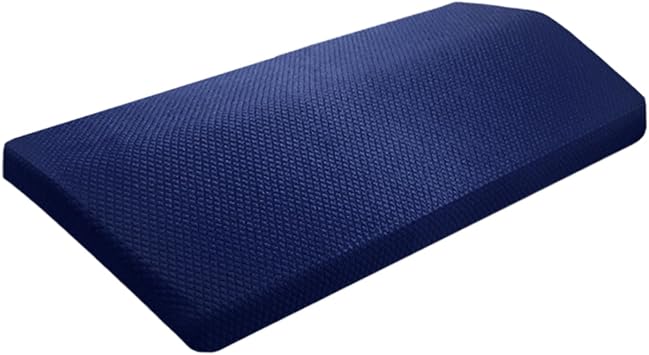 Lumbar Pillow for Pregnant Women Memory Foam Waist Support Cushion for Back and Waist Relief Comfortable Sleeping Pillow for Home and Office Navy Charcoal