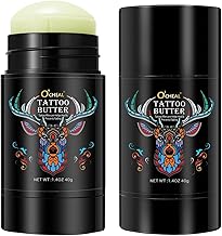 Tattoo Aftercare Butter Balm,Natural Organic Tattoo Cream Moisturizer for Old & New Tattoos Healing Brightener Color Enhance