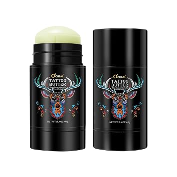 Tattoo Aftercare Butter Balm,Natural Organic Tattoo Cream Moisturizer for Old & New Tattoos Healing Brightener Color Enhance