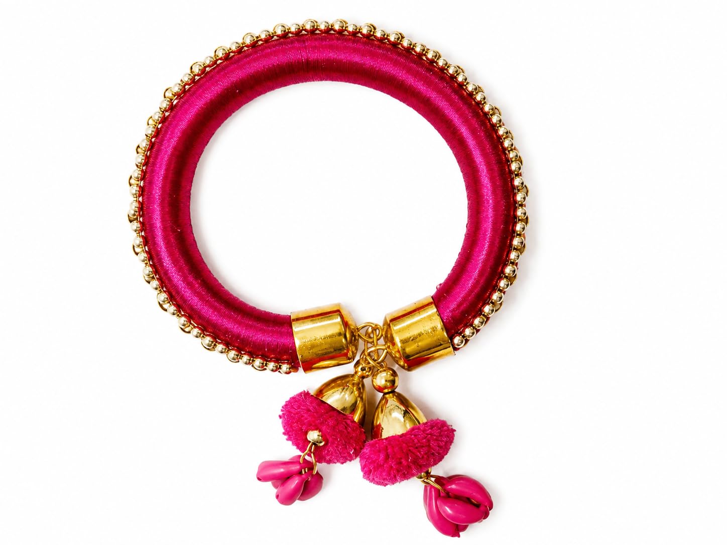 Designer Lumba Rakhi for Bhabhi | Premium Handmade Silk Thread Bangle | Traditional Raksha Bandhan Gift | Ready to Gift (Set of 2)-picture-24