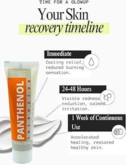 9% Panthenol Barrier Repair Cream - Redness Relief Moisturizer | Post Acne, Laser, Facelift & Burn Care | Soothing Skin with Aloe & Hyaluronic Acid – Tattoo & Irritation Care, 3.4Oz