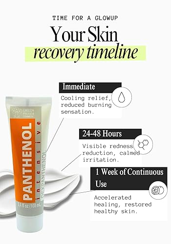 Miniatura 5 de Crema de pantenol intensiva al 9% con aloe vera y ácido hialurónico  Hidratación profunda, cuidado después del sol y tatuajes, trasplante de cabello