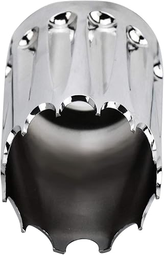 Miniatura 4 de HDBUBALUS Cubiertas deslizantes de horquilla superior para Harley Touring Road King Street Electra Glide Cromo