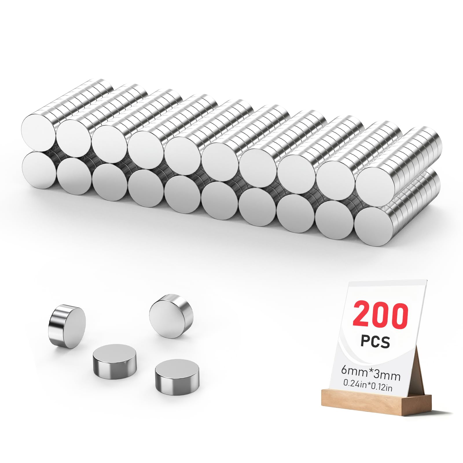 5×3mm Small Magnets for Crafts, Rare Earth Magnets for Fridge - 400Pcs — Amazon image 10
