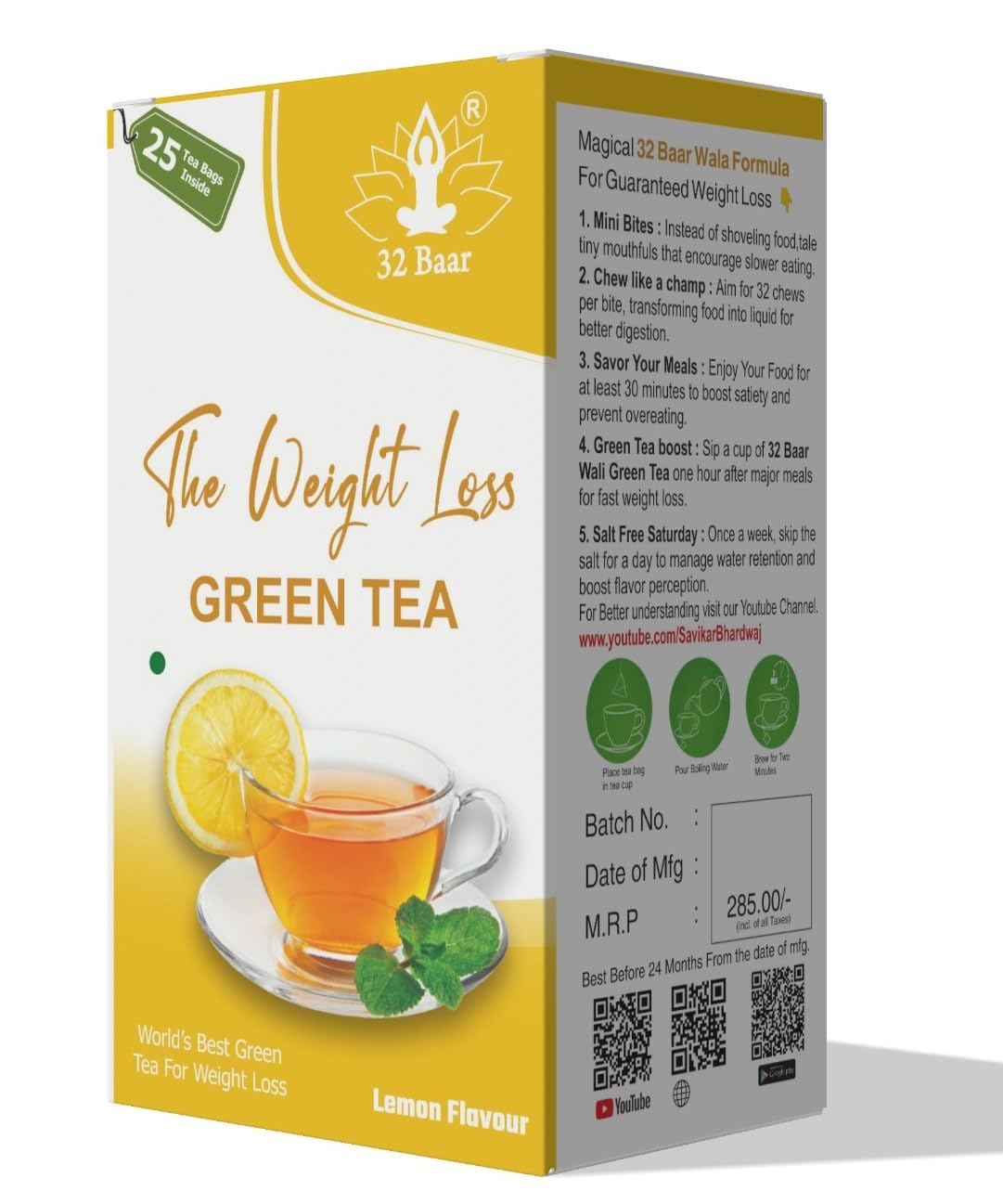 32 Baar Lemon Flavour Tea (B0CWH9J11B) Amazon Price History, Amazon Price Tracker