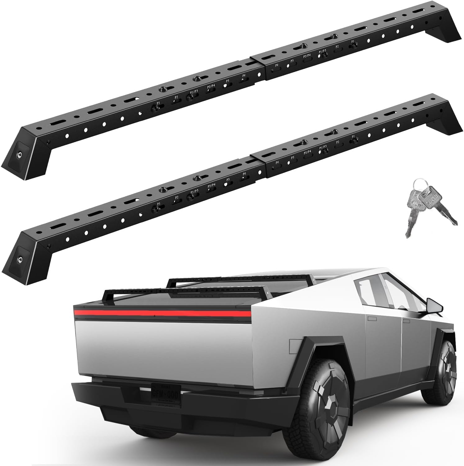 "Infographic contrasting installation methods between U-bolt, direct bolt-on and tool-free roof rack systems."
