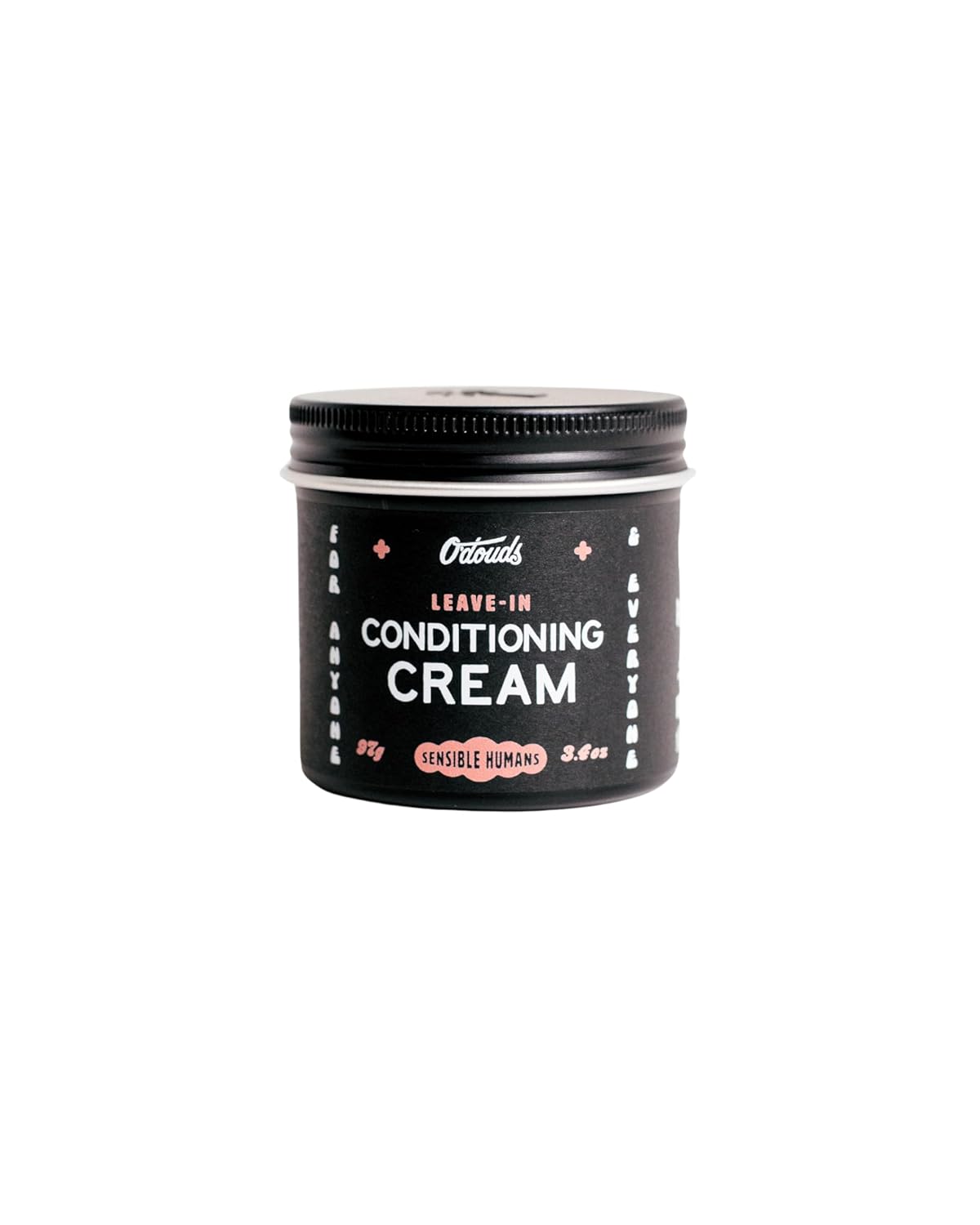 O'Douds Conditioning Cream - Natural Hair Styling Cream & Leave-In Conditioner with Light Hold & Medium Shine - Shea Butter, Aloe Vera & Castor Oil - Mandarin & Vanilla Scent, 3.4 oz.