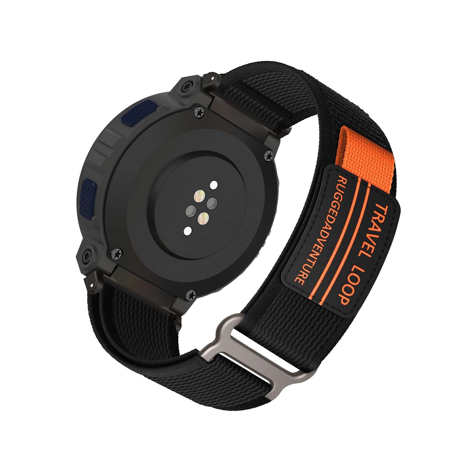Nylon Strap for Amazfit Active Edge Strap, Soft Elastic Braided Nylon Band with Adjustable Breathable Durable Sports Bracelet Compatible with Amazfit Active Edge Strap (4)