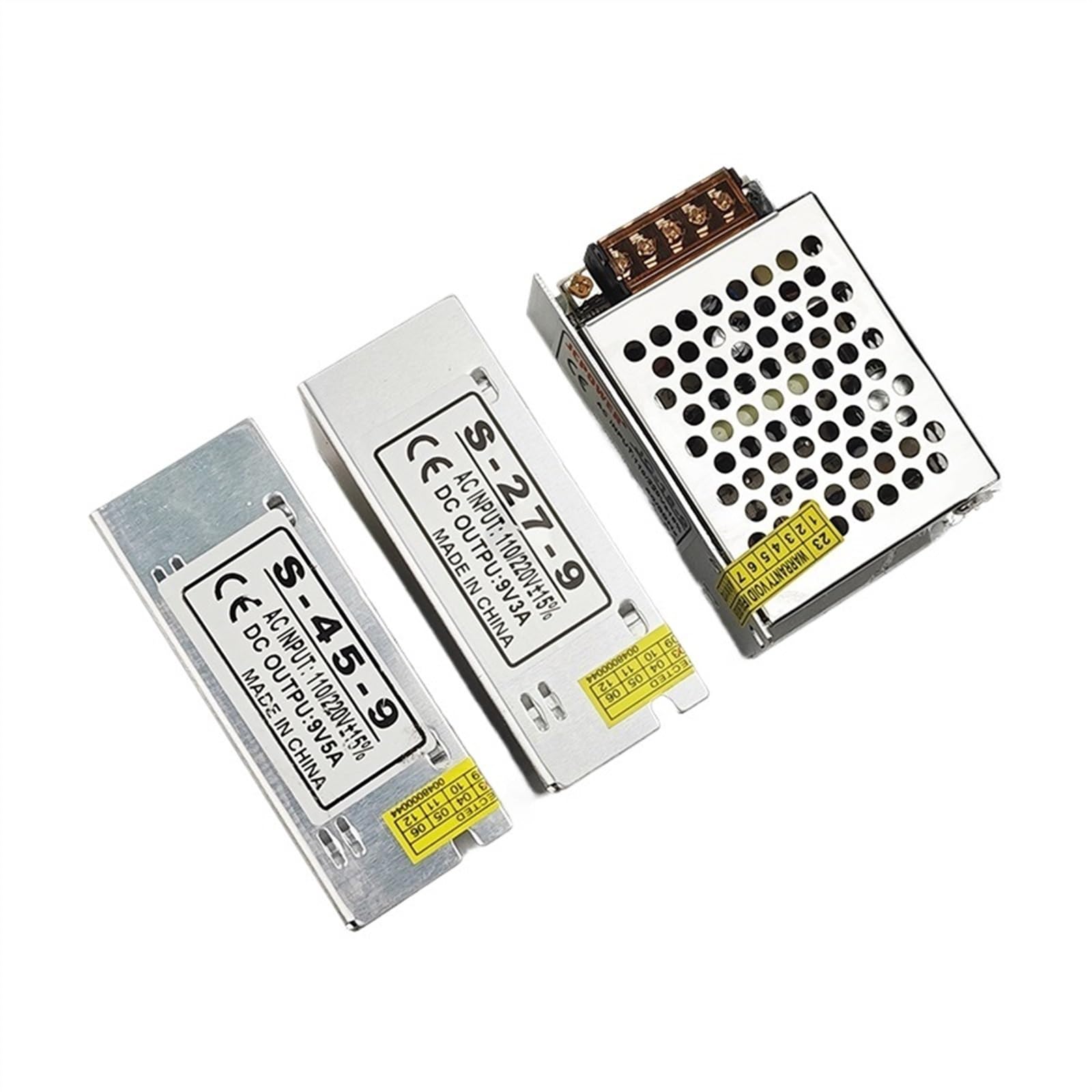 Alimentation for PC 9V 5A et adaptateur secteur universel 45W pour driver LED