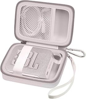 Carrying Case Compatible with JBL Go 4 - Portable Bluetooth Speaker Box Pro Sound, Also for Go 3/Go3 Eco/Go2 Waterproof Mini Wireless Speakers - Case Only (Grey)
