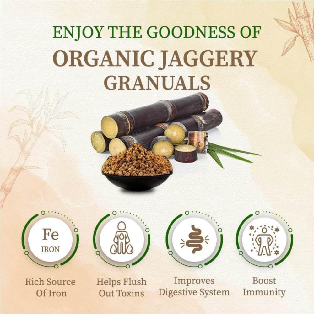 JAIPUR MASALE Jaggery Powder | Healthy Sugar Substitute | Gud Powder| Unbleached Jaggery (100g) with Jute bag 3