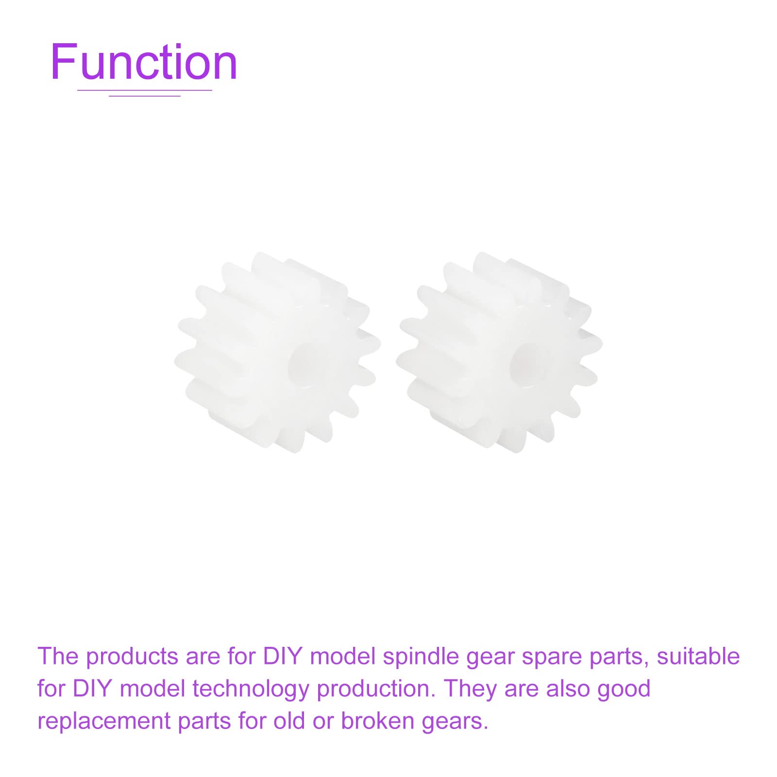 Pièces Robotique DIY 20 Pièces D'engrenages En Plastique Blanc 6102AA Pour Robots DIY - Parfait Pour Bricoler Et Créer Engrenage Plastique Pour Robot