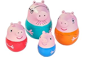 Toomies Peppa Pig Nesting Family: Fun and Educational Bath Toys for Toddlers