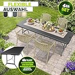tillvex Gartenstuhl 4er Set