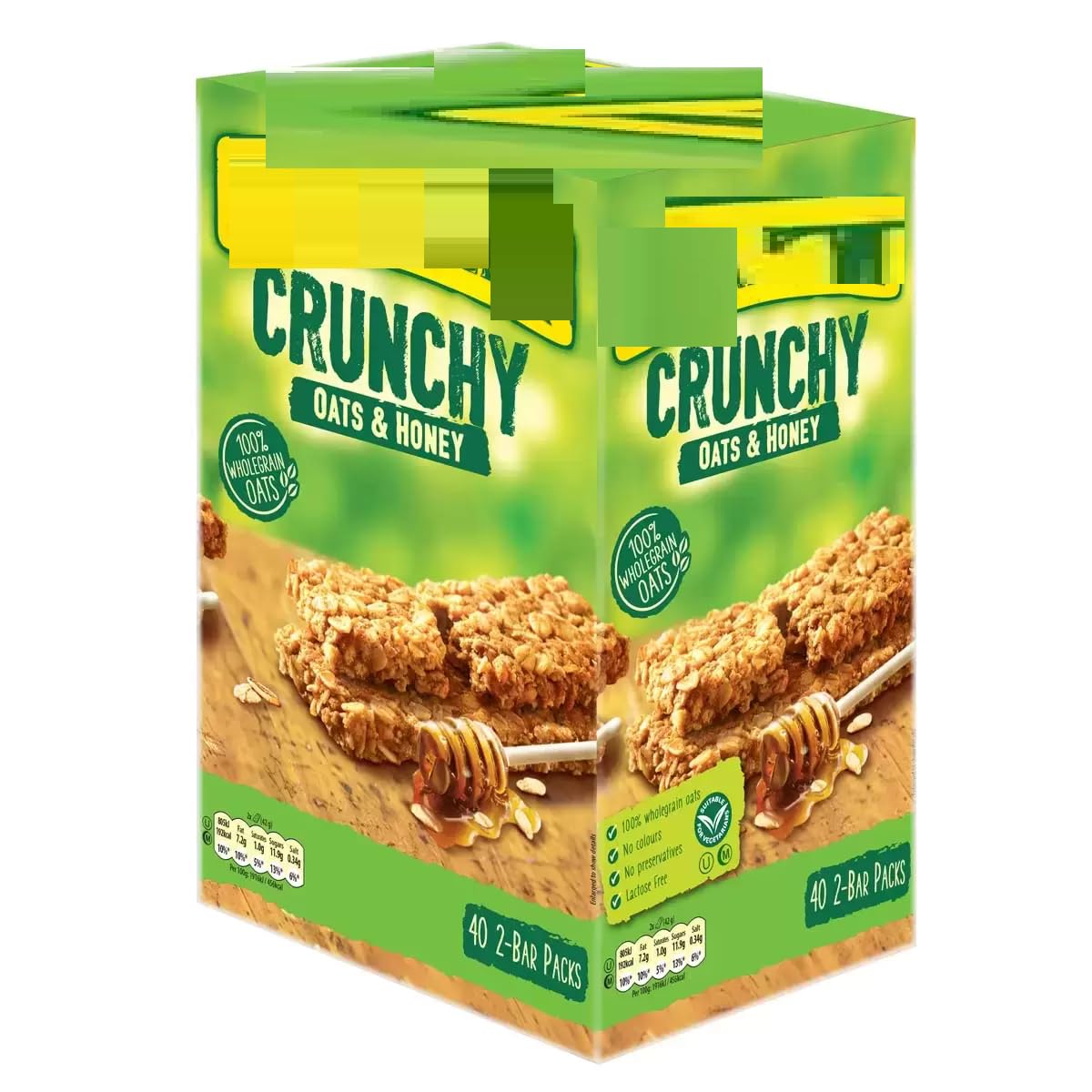 Naature Valleey Crunchy Oats & Honey Bars, 40 x 42g | NAEM