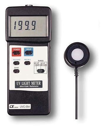 LUTRON UVC-254 Professional UVC LIGHT METER with RS-232/USB computer interface