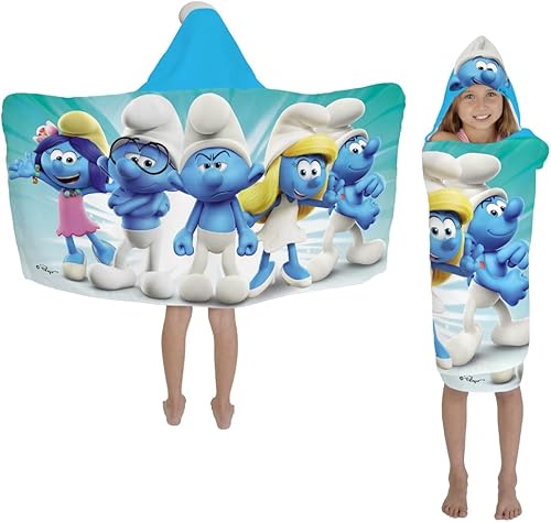 Miniatura 10 de Franco - Toalla con capucha de algodón muy suave para baño, piscina o playa, con licencia oficial, 24 x 50 pulgadas, Batman Batman - 2