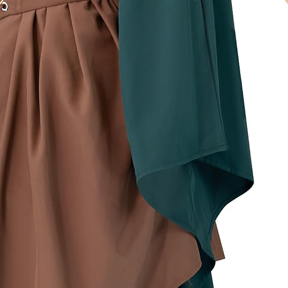 Women Traditional Irish Dress Medieval Renaissance Costume Flare Sleeve Corset Skirt Elven Archer Fancy Dress