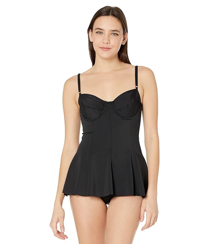 norma kamali underwire swim dress