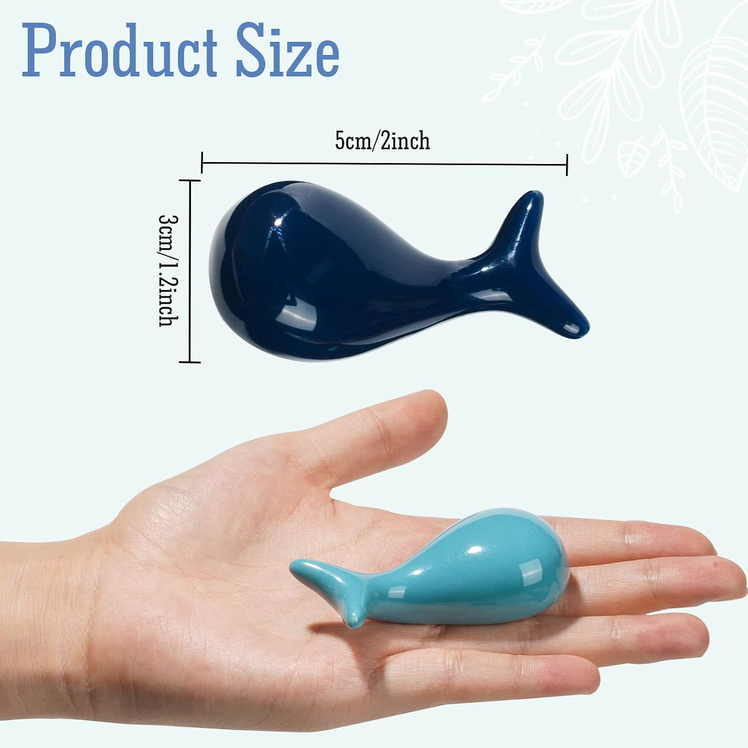 RAYNAG 4 Pack Dolphin-shaped Chopstick Rest, Ceramic Cute Chopstick Holders for Fork Spoon Kitchen Dinning Table Decoration