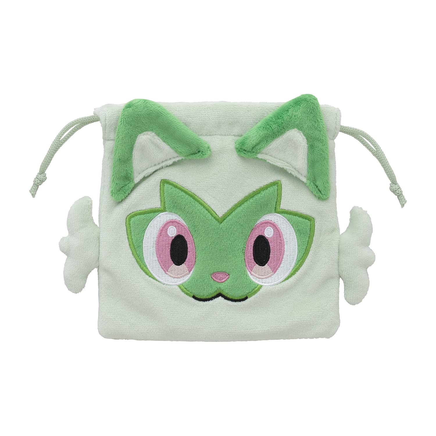 Amazon | ポケモンセンターオリジナル ふわふわ巾着 ニャオハ