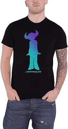 Jamiroquai Buffalo Logo Herren T-Shirt - Baumwolle Rundhals Kurzarm