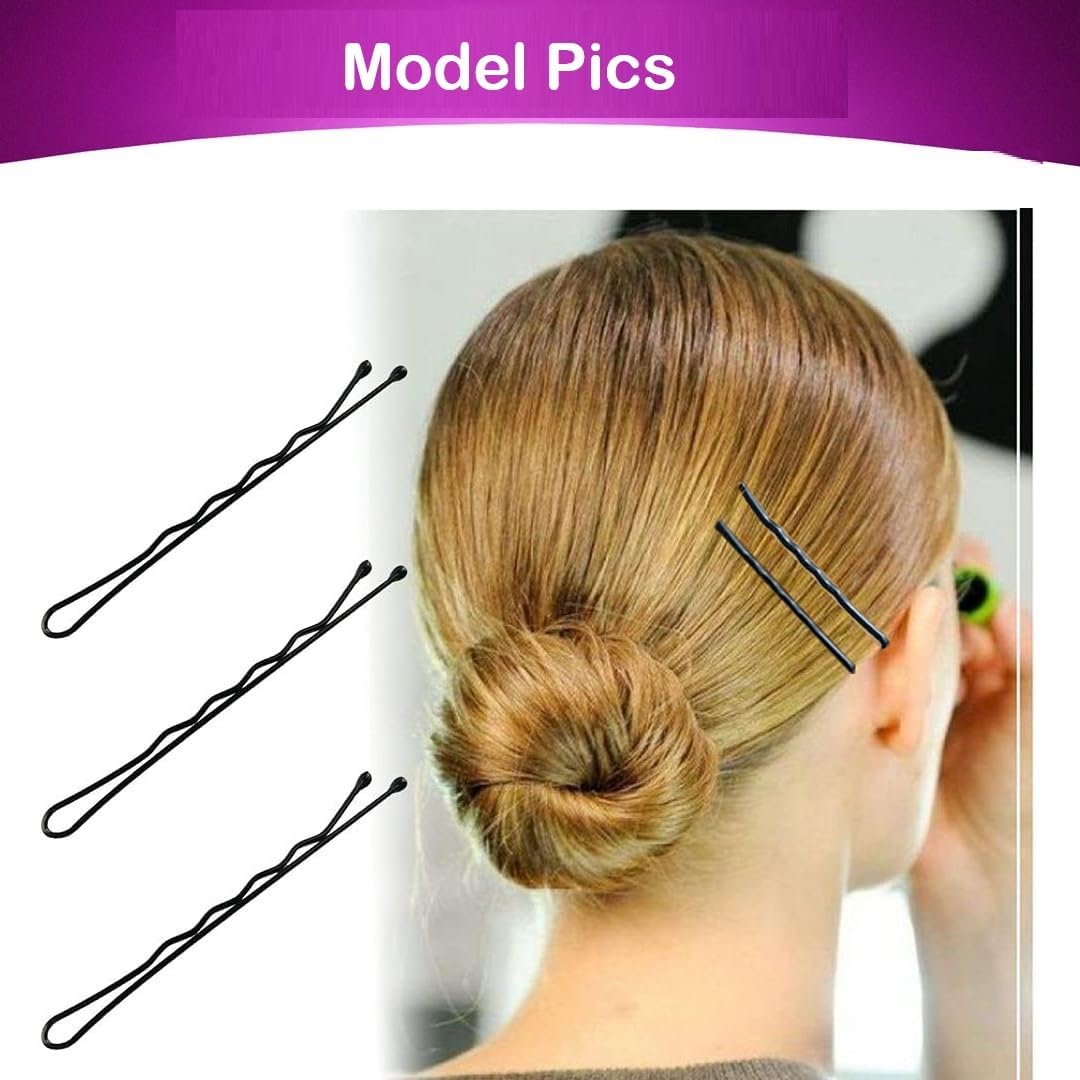 KANPRINCESS 2 Inches Hair Pins Kit Secure Hold Bobby Pins Clips for Women Girls and Hairdressing Salon With Clear Storage Box (2 inch pin 50, 2 inch) 2