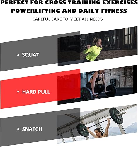 Miniatura 4 de Cinturón de levantamiento de pesas de cuero de 0.354 in para mujeres y hombres con soporte lumbar acolchado de 4 pulgadas para entrenamiento de