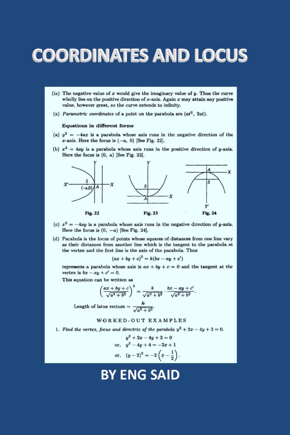 COORDINATES AND LOCUS
