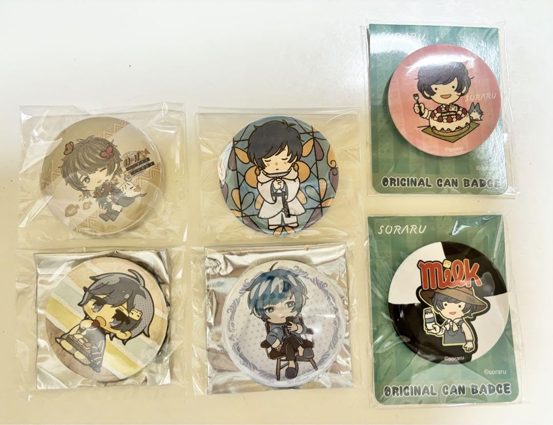 Amazon.co.jp: そらる 缶バッジ 6個セット : Toys & Games