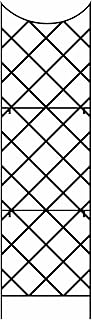 10 Garden Wall Trellis Ideas for Vertical Flowers and Vines 70 Panacea 89655 Giant Trellis, Includes Wall-Mounting Brackets, 108-Inch H...