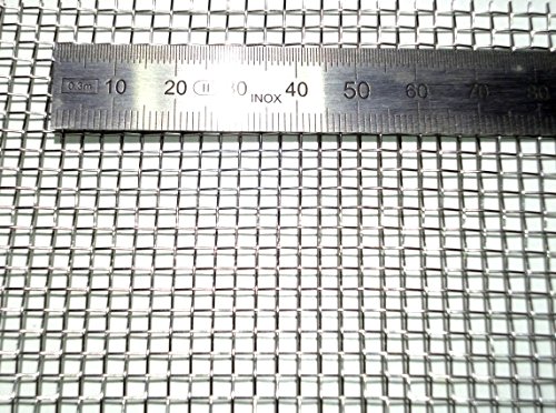 RIFFERT Edelstahl Siebgewebe/Gaze MW-3,15 mm 100x100 cm