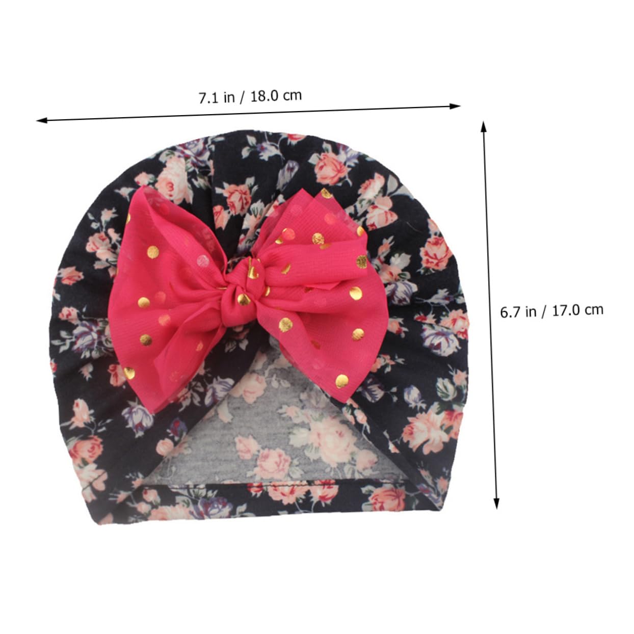 Healeved Gorro Turbante para Bebés Recién Nacidos Protección UV Y Cómodo