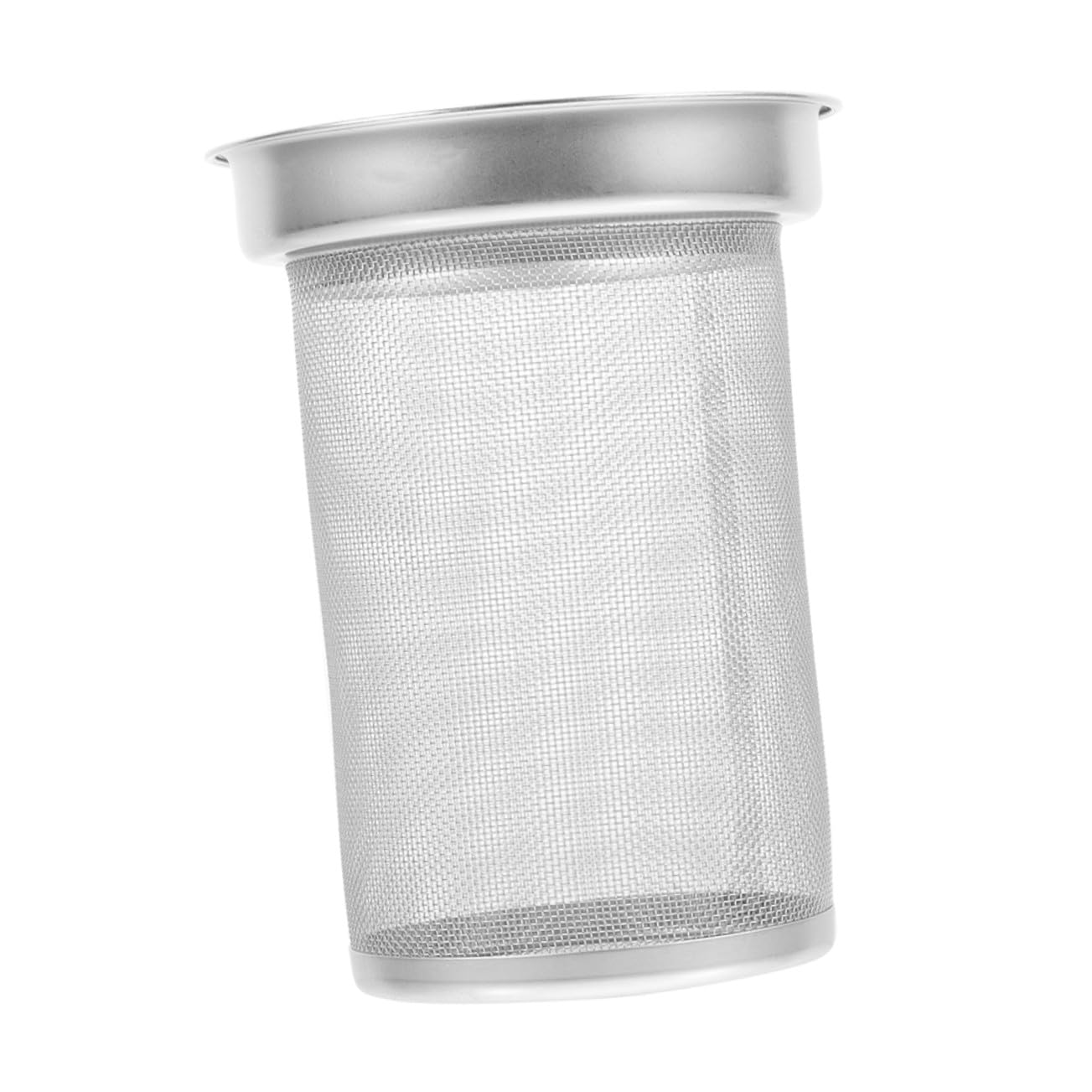 VILLCASE Filtre pour Théière en Acier Inoxydable 7,4 X 6,7 Cm Passoire à Thé Infuseur Réutilisable pour Thé en Vrac, Accessoire la Cuisine, Infusion Maison,